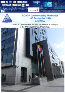 Agenda Workshop Bucharest September 16 2014